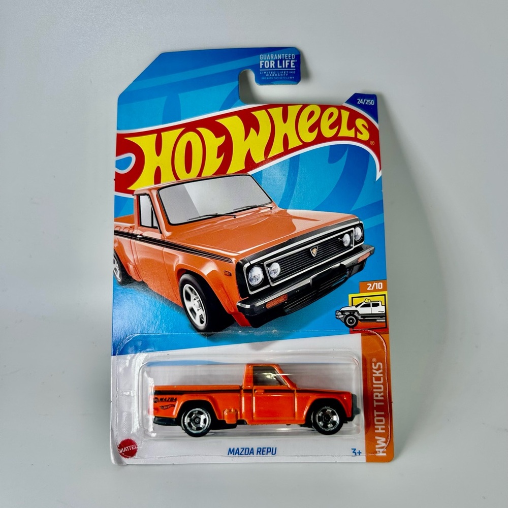 Hot Wheels HW Hot Trucks 2/10 Mazda Repu 24/250 Orange Black w/ ST8s NEW 2021